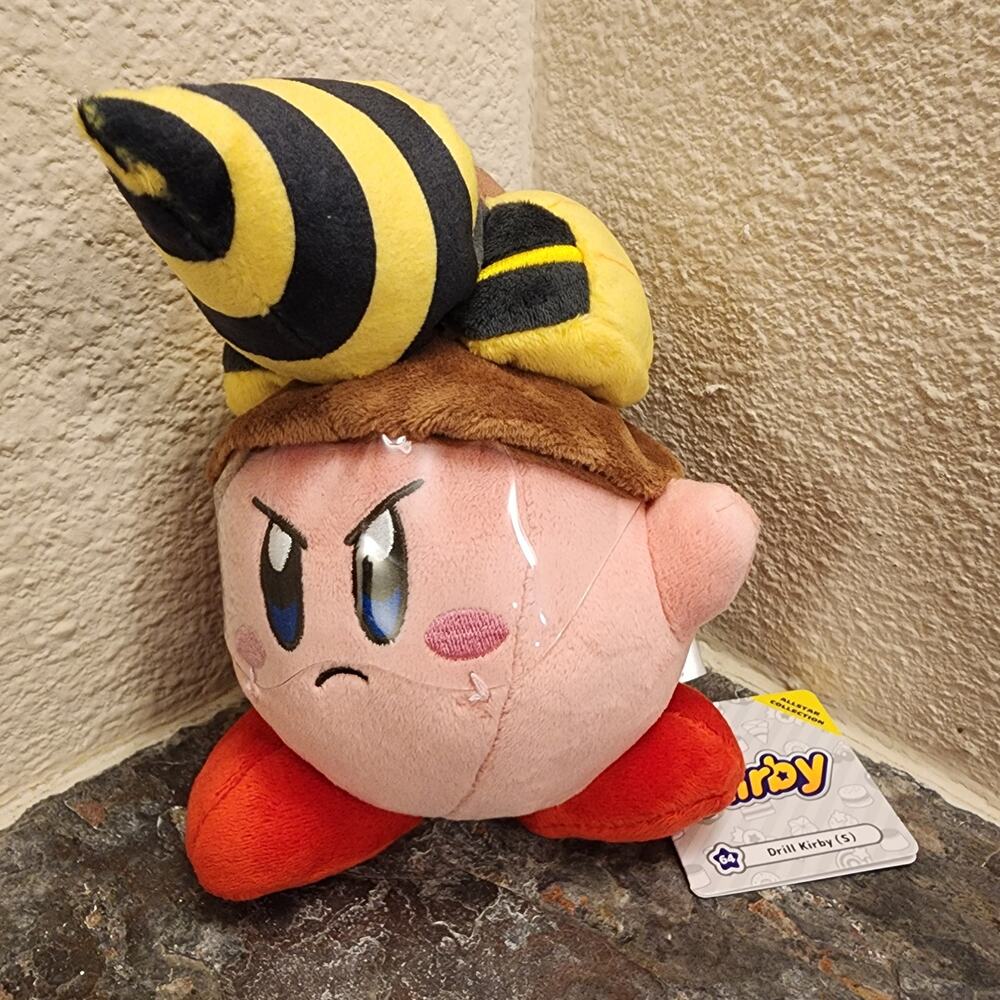 Plush - Drill Kirby 6-inch (NEW) - Nintendo